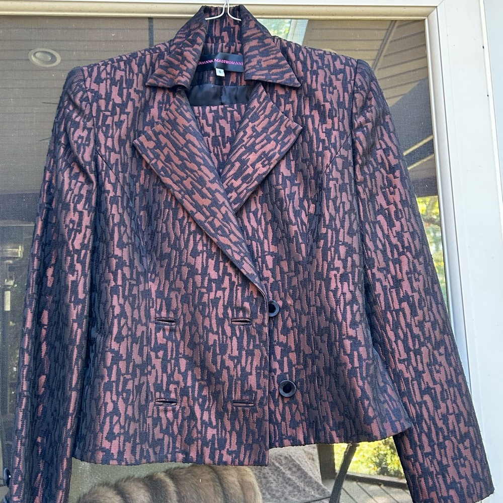 Joanna Mastroianni size 6 women's skirt suit